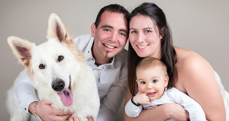 portrait famille photographe toulouse jennys enfant chien photo